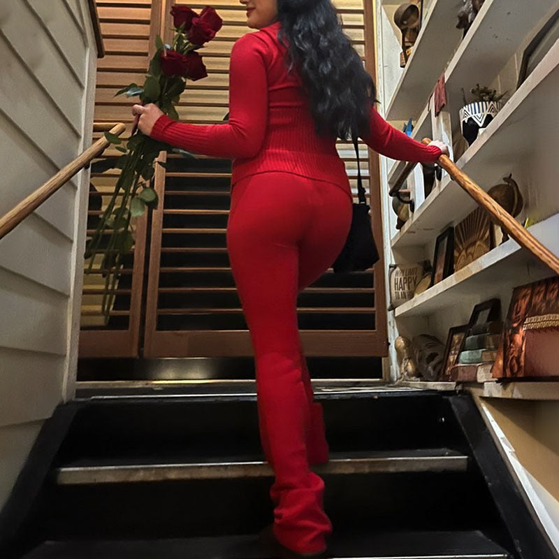 Hoodie Suit Women Sweet Pants Set