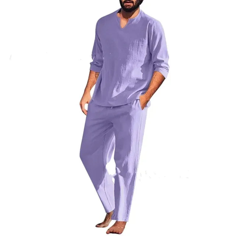 Men Casual Spring Summer  Two Piece Set
