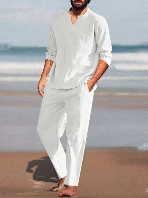 Men Casual Spring Summer Two Piece Set