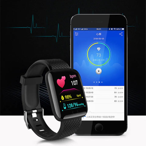 Image of Waterproof Smartwatch Women Heart Rate Fitness Tracker