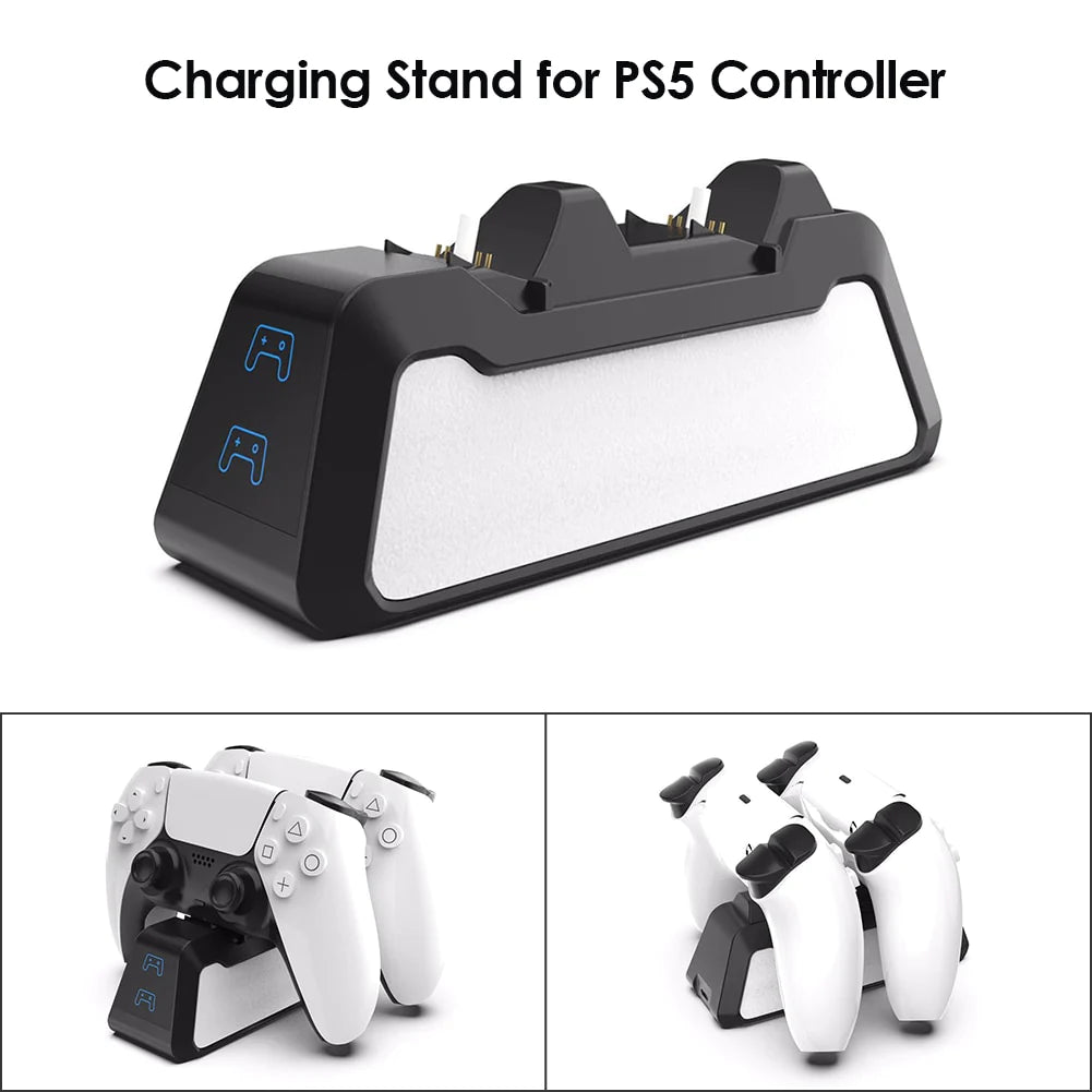 Dual Fast Charger Sony PS5 Wireless Controller USB 3.1 Dock Station